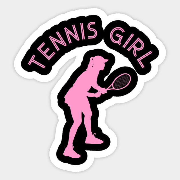 Tennis girl Sticker by cypryanus